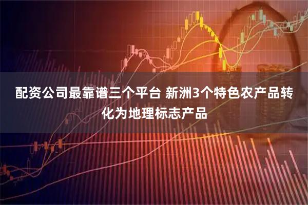 配资公司最靠谱三个平台 新洲3个特色农产品转化为地理标志产品